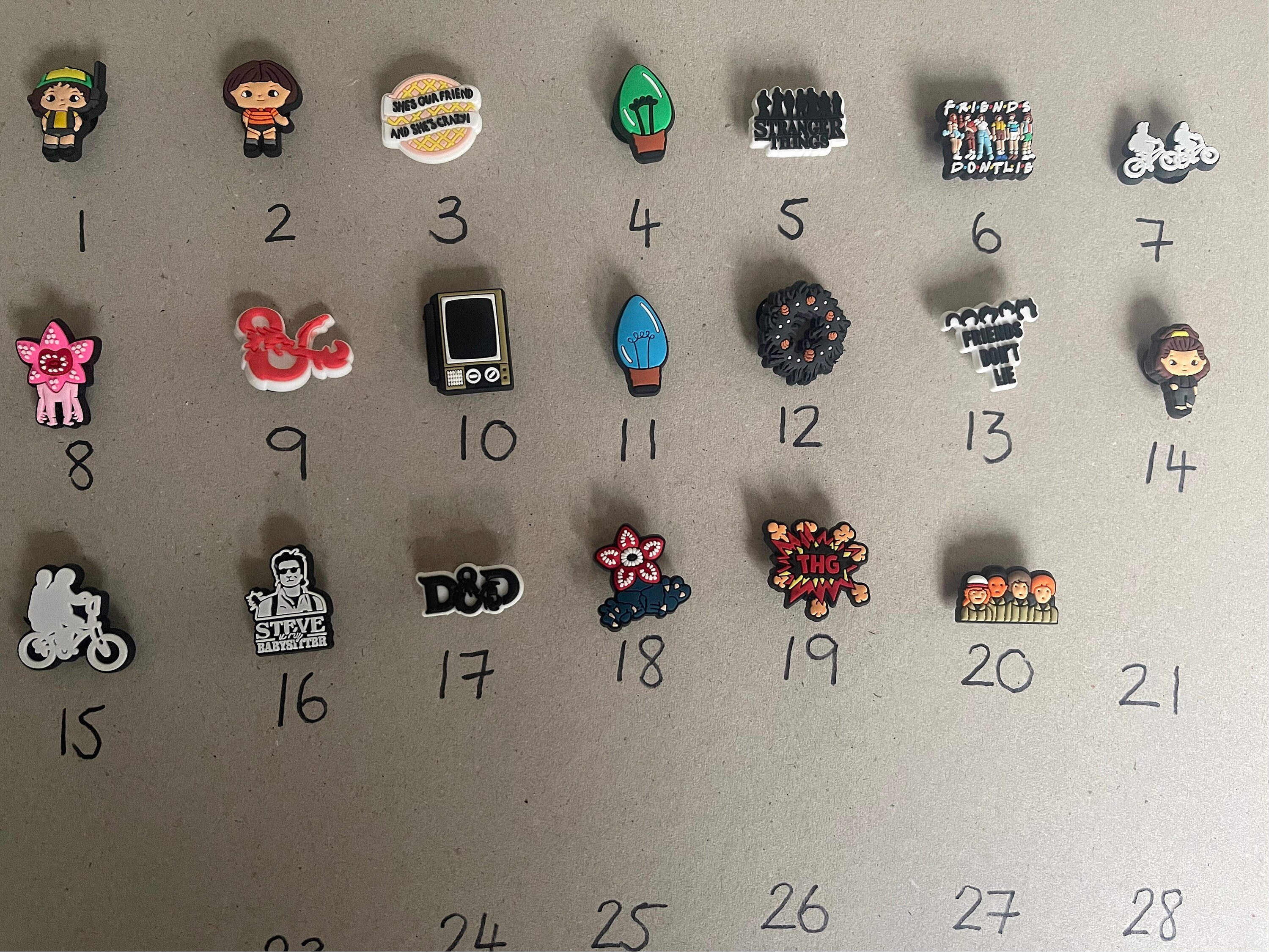 Croc Charms Stranger Things Crocs Charms Gift for Her Etsy
