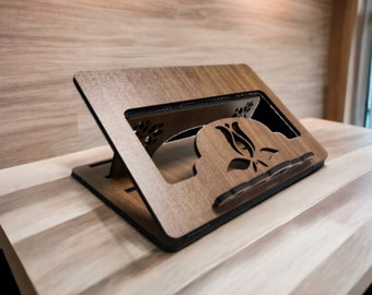 Reading Book and Tablet Stand , Wooden Reading Stand, Macbook Stand , Wooden Tablet Stand