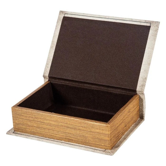 Book Box book Looking Box fake Book Storage Moon Etsy