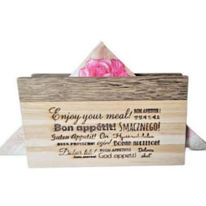 Napkin holder - wood