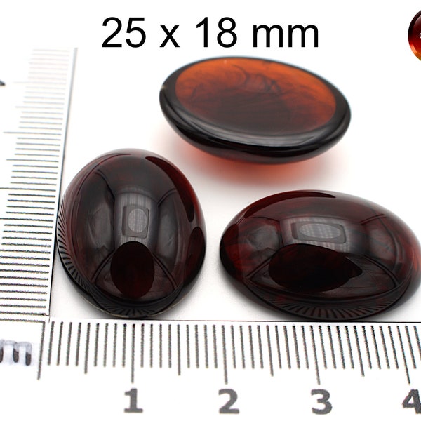 Vintage Cabochon ca. 25x18 mm