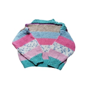 Baby/children&#39;s sweater hand-knitted - size 92