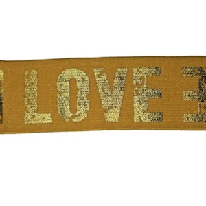 Elastic band - 40 mm - LOVE