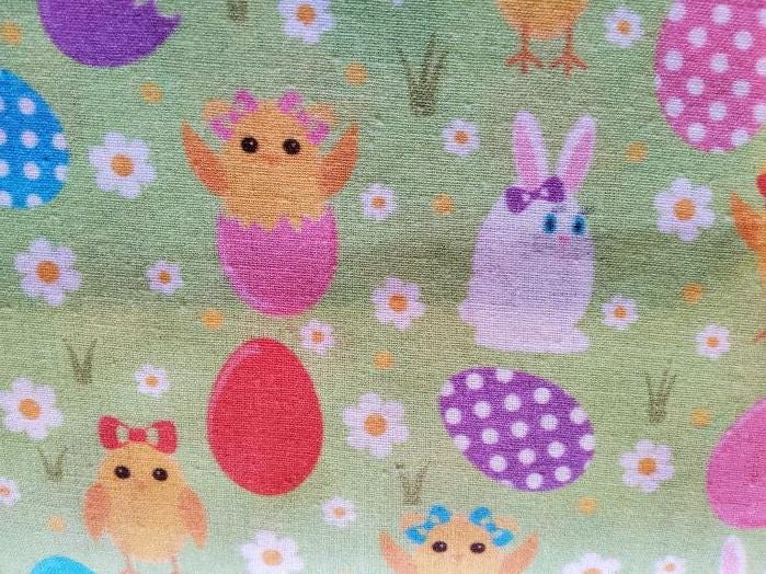 Stoff Ostermotiv Küken Baumwollstoff Ostermotiv Webware