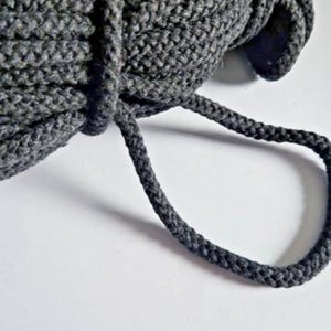 Cord - cotton - 6 mm - black