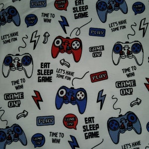 Cotton jersey, Stenzo, white with controller