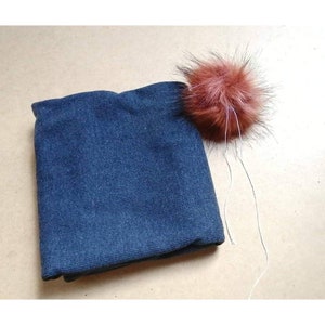 Material pack for cap and loop for sewing