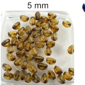 Beads, pearl, Czech glass beads