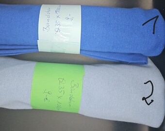 Bündchen Bündchenstoff blau