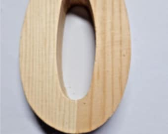 Wooden numbers, approx. 8 cm