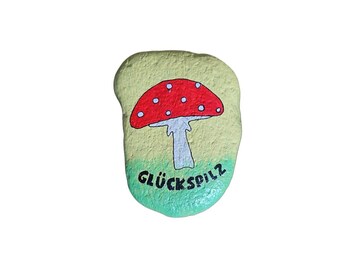 hand-painted stones, river stones, natural stones - lucky