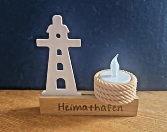 Tealight holder "Home Port"