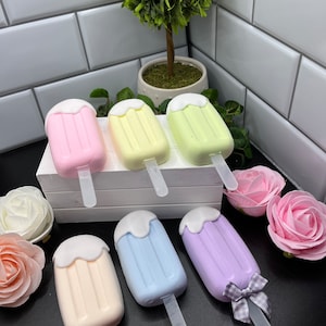 Faux Pastel Popsicle with or without Sprinkles