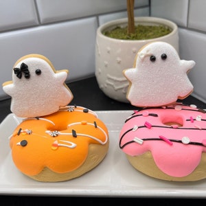 Faux Halloween Donut Decor