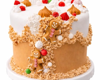 Faux Cake Christmas Gingerbread Cake
