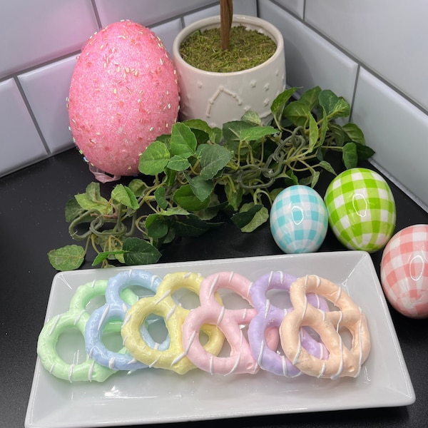 Faux Easter/Spring Pretzels