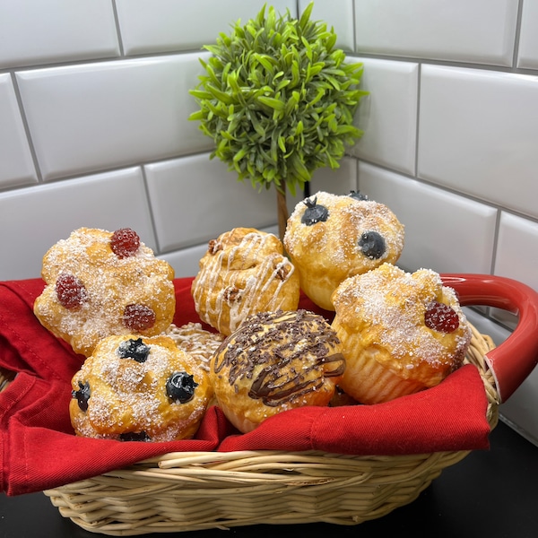 Faux Muffins | Blueberry Muffin | Raspberry | Chocolate