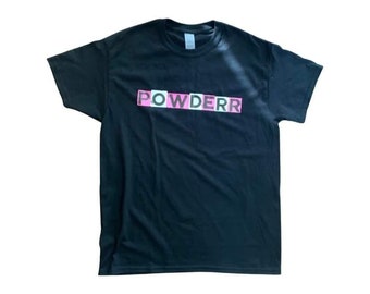 Black & Pink Powderr Tee