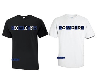 Blue & White Powderr Tee