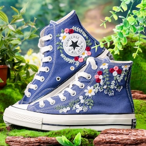 Converse Decorated Etsy