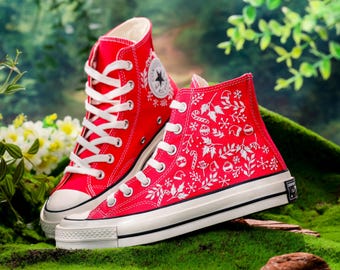 Converse scozzesi rosse online