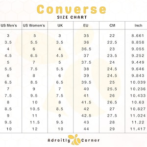 converse size chart