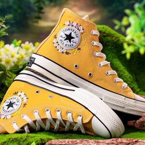 Custom Embroidered Shoes, Dog Embroidered Converse Custom, Pet Embroidered Sneaker, Cugi Embroidery Shoes, Pet Gift, Puppy Embroidered Shoes