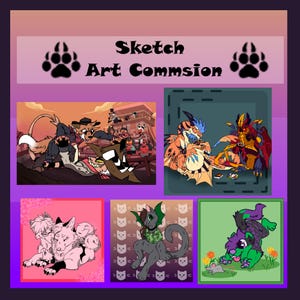 Full Colored Sketch Commissions