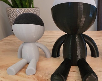 Smart Device Stand Lean Back: People Desktop Holder, 3D Printed