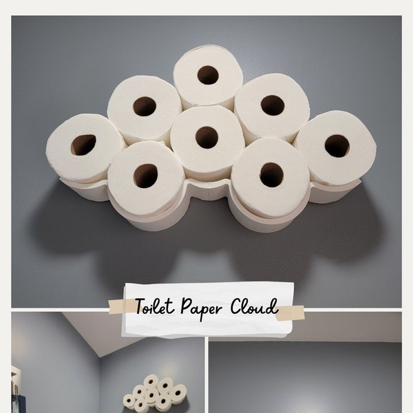 Cloud Toilet Paper Holder Etsy