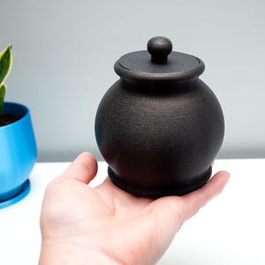 Jar with Lid Shelf Decor Storage Holder with Lid Holder with Lid Makeup Container Vanity Container Piggy Bank Decorative