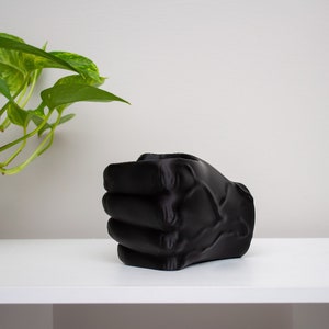 Clenched Fist Bump Dad Fist Pump Desk Organizer Pen Pencil Marker Gag Gift Kitchen Vanity Bedroom Entry