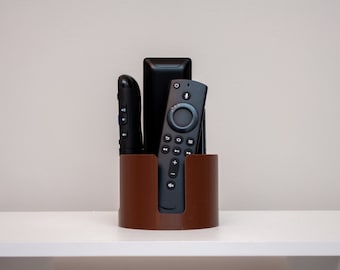 Minimalist Remote Control Holder: 4-Pocket Organizer