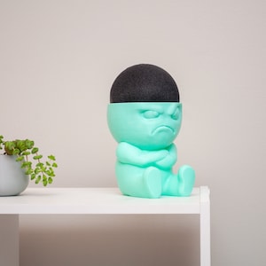 Grumpy Smart Home Device Holder Stand Display for 4th 5th Gen Desktop Tabletop Echo 4th Gen Ugly Funny Christmas Gift Tech Boss