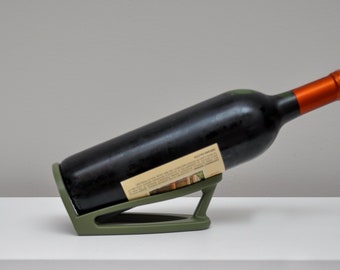 Bottle Holder Stand Wine Alcohol Oil Vinegar Water Bottle Soda Multi Use Minimalist Mid Century Modern Decor Gift, Party, Shower Wine Fridge