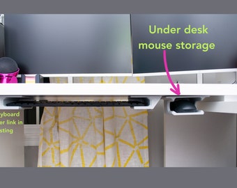 Under Desk Mouse Mount: Space-Saving Organizer