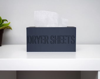 Dryer Sheet Cover Holder Shelf Box Organizer Dryer Sheets Container Dispenser Pantry Cabinet Storage Cabinet Organized