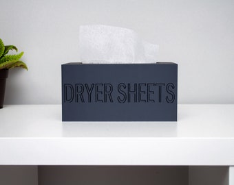 Dryer Sheet Dispenser Box, Laundry Room Organizer