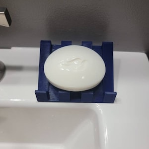 Self Draining Soap Dish | Sponge Holder | Modern | Minimalist | Soap Holder | Bathroom Tray | Sink Tray | Bathroom Accessory