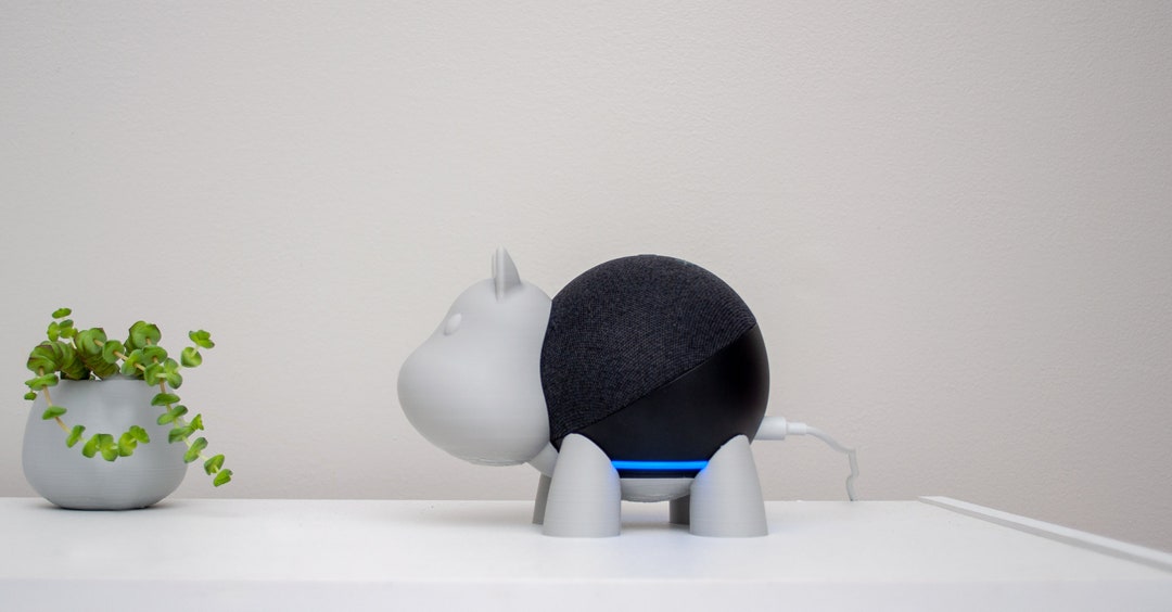 Hippo Smart Device Stand: 3D Printed Smart Home Decor - Etsy