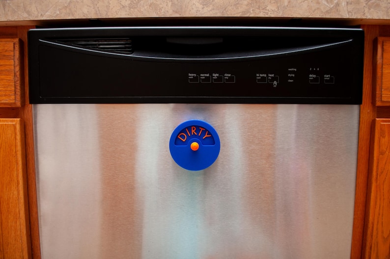 Dishwasher Magnet "Clean Dirty" with Turn Knob Bild 9