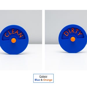 Dishwasher Magnet "Clean Dirty" with Turn Knob Bild 4