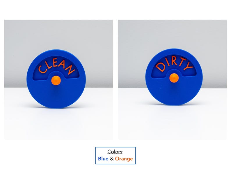 Dishwasher Magnet "Clean Dirty" with Turn Knob Bild 4
