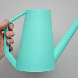 Modern Watering Can | Holds 3.5 Cups (28oz) | Gooseneck Spout Precise Watering |  Indoor Outdoor Plants | Geometric Minimalist Watering Pot