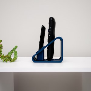 2 Pocket Slender Remote Control Holder Caddy Scandinavian Minimalist Boho Design TV Remote Organizer Remote Box Gifts for Dad