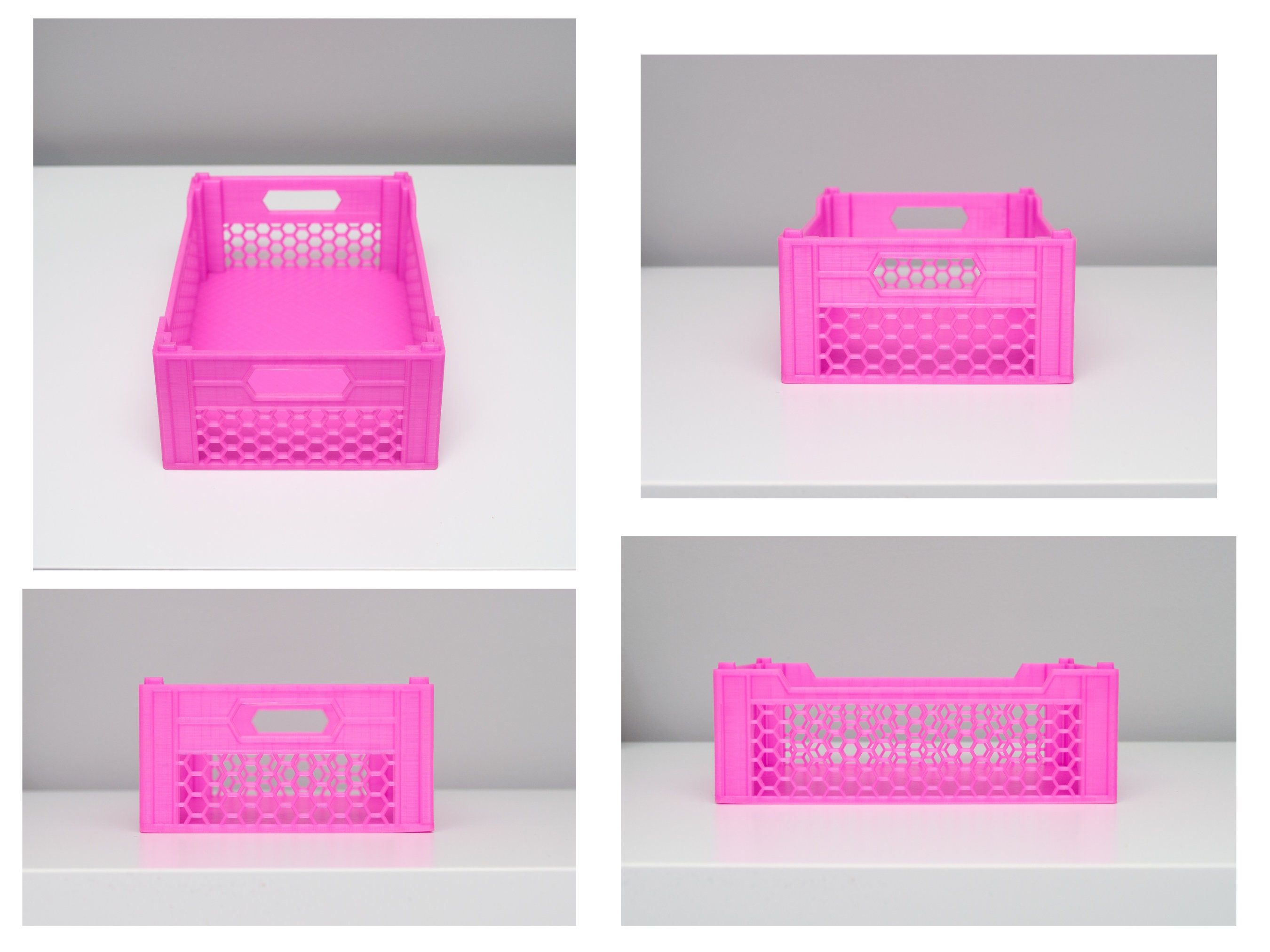 Stackable Bins – Desktop Organizer, Available in 48 Colors, 3D Printed ...