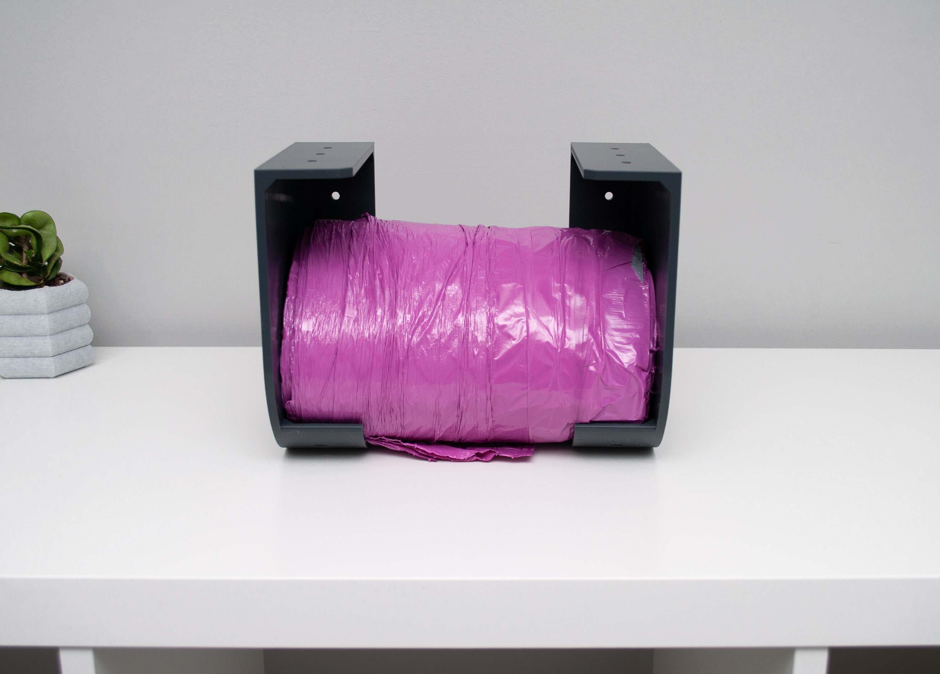 Under Cabinet Trash Bag Holder, Space Saving Organizer - Etsy