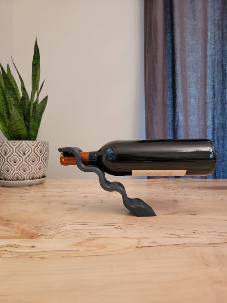 Floating Wine Bottle Stand Antigravity Bottle Holder Etsy