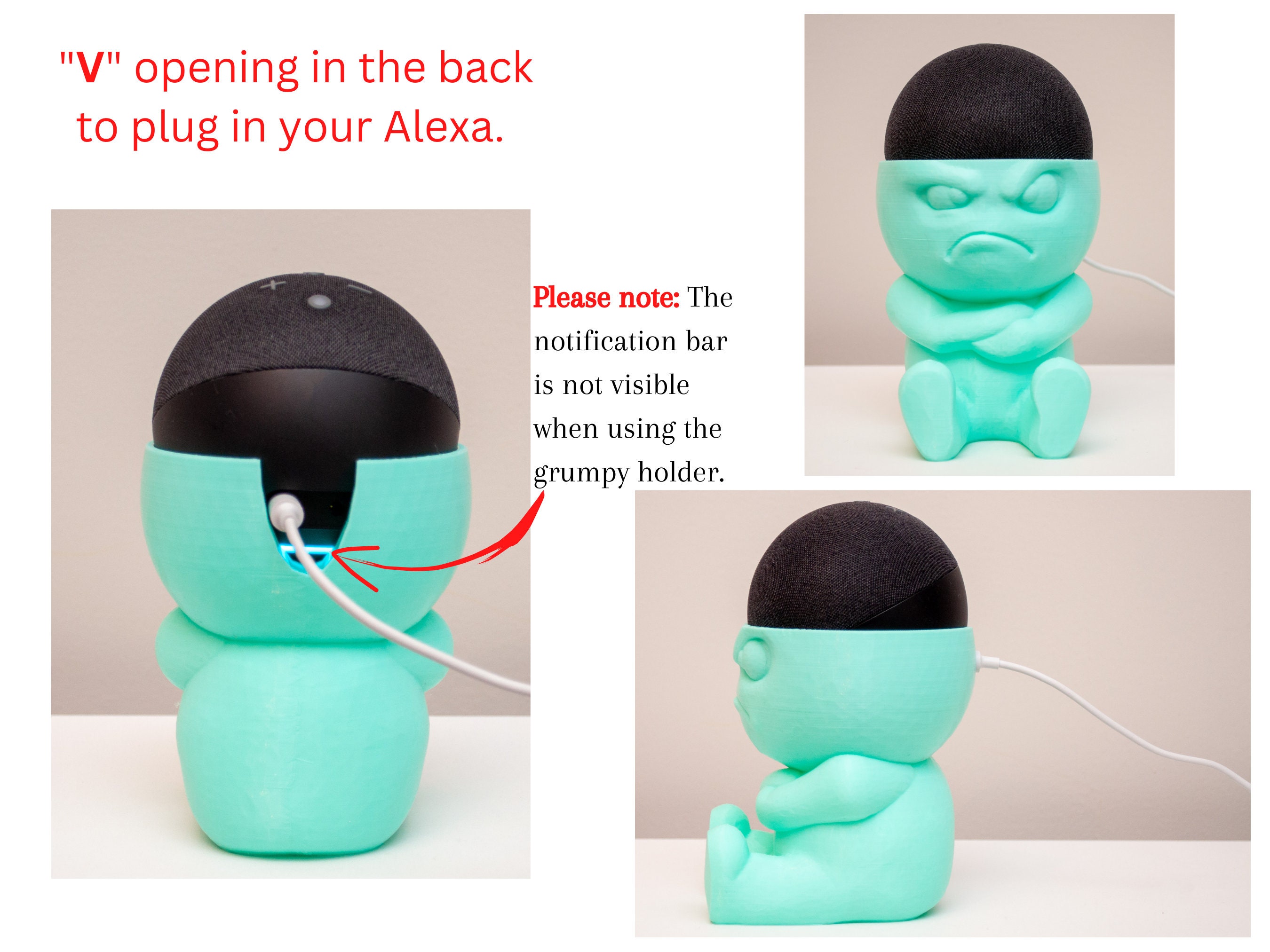 Grumpy Smart Device Stand, 4th/5th Gen Holder, Funny Tech Gift - Etsy