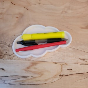 Cloud Tray: 6.5" Desk Organizer, Key Holder, Makeup Tray image 6